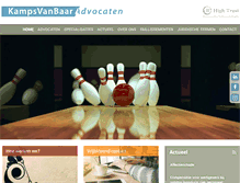 Tablet Screenshot of kampsvanbaar.nl